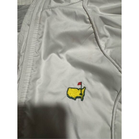 Masters Magnolia lane tech reversible white gray windbreaker jacket S - Picture 9 of 12